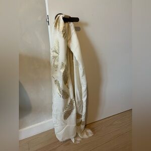 Free People Beige Scarf/Shawl